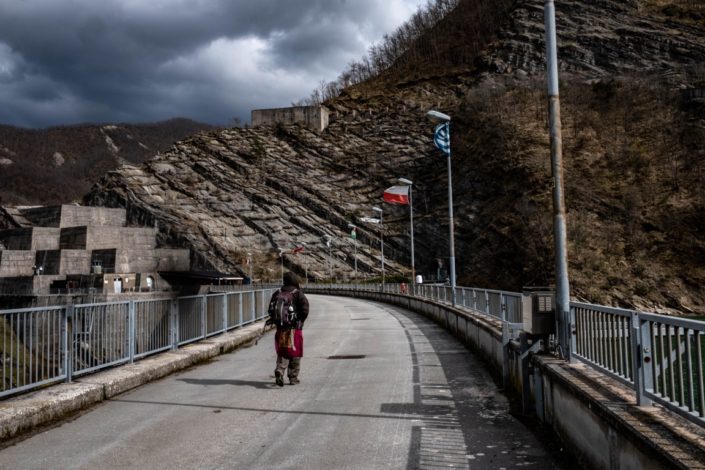 Sulla diga di Ridracoli