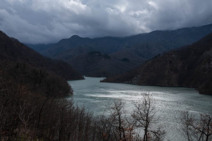 Vista sull'invaso