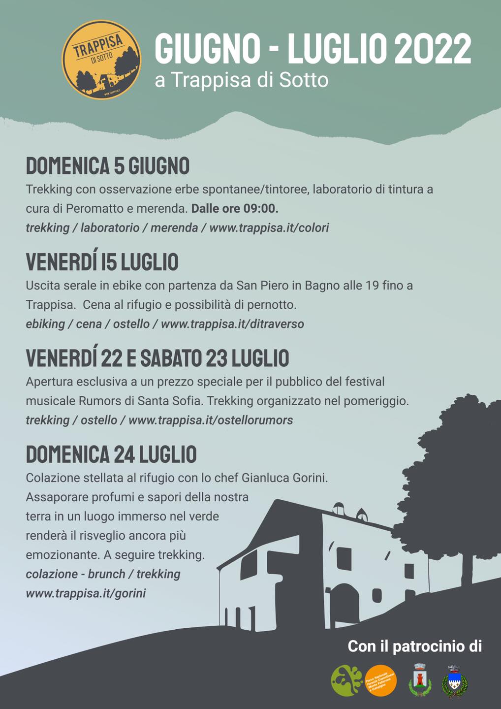 Eventi Giugno-Luglio 2022